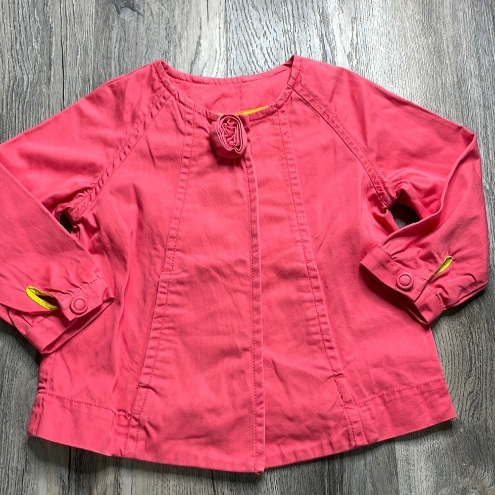Crewcuts by J. Crew Girls Button Down Pink Jacket, size 8